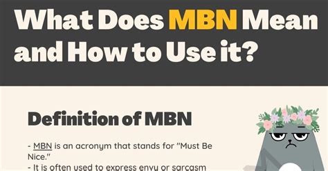 mbn meaning text|what does mbn stand for.